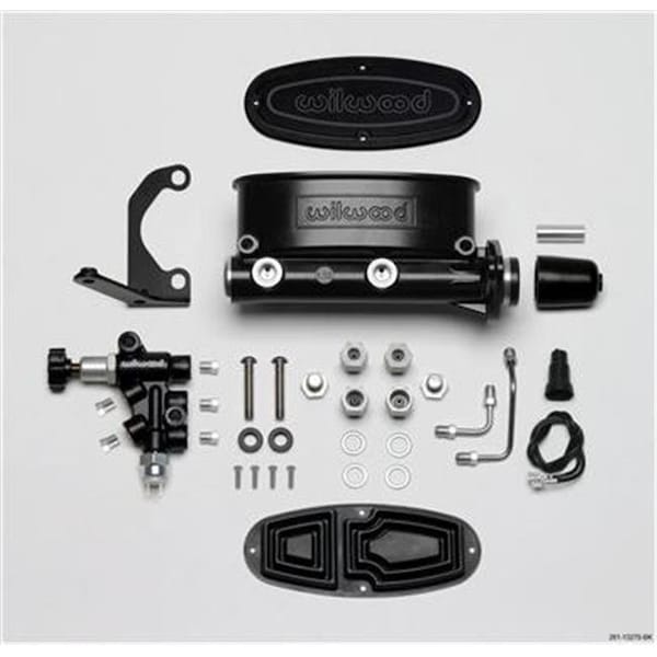 Wilwood 26113270BK 0.12 In. Tandem Brake Master Cylinder; Black W64-26113270BK - main